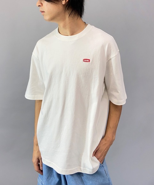 CHUMS(チャムス)の「CHUMS/チャムス オーバーサイズ フラワーブービーロゴ コラボTシャツ/バックプリントTシャツ/半袖Tシャツ CH01-2200(Tシャツ/カットソー・メンズ・ブラック/ホワイト・XL/M/L)」の15枚目の写真