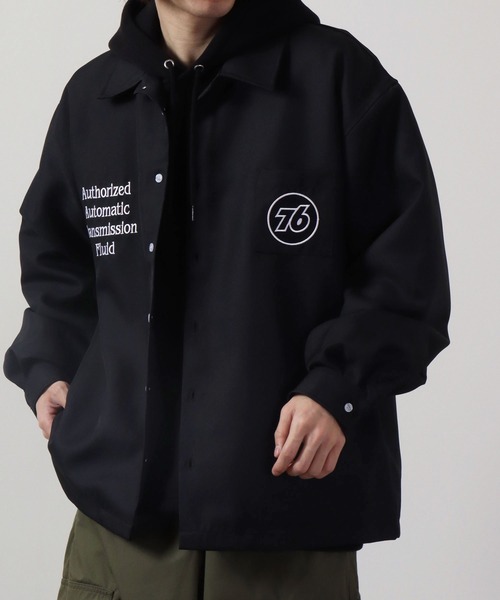セール】76Lubricants ワッペン刺繍シャツ（シャツ/ブラウス