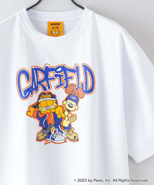 JEANS MATE(ジーンズメイト)の「【Garfield/ガーフィールド】コラボTシャツ Y2K バックプリント ストリート(Tシャツ/カットソー・メンズ・ホワイト/ホワイト系その他/カーキ/グレー・MEDIUM/LARGE/X-LARGE)」の3枚目の写真