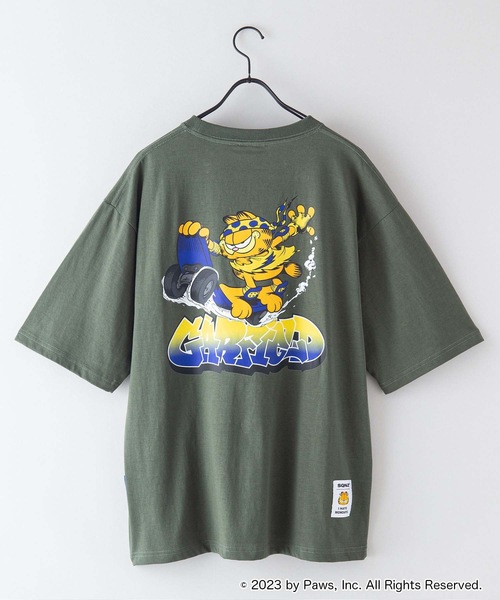 JEANS MATE(ジーンズメイト)の「【Garfield/ガーフィールド】コラボTシャツ Y2K バックプリント ストリート(Tシャツ/カットソー・メンズ・ホワイト/ホワイト系その他/カーキ/グレー・MEDIUM/LARGE/X-LARGE)」の12枚目の写真