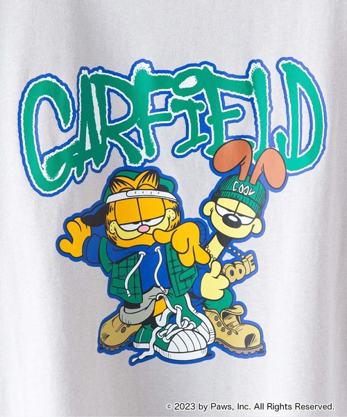 JEANS MATE(ジーンズメイト)の「【Garfield/ガーフィールド】コラボTシャツ Y2K バックプリント ストリート(Tシャツ/カットソー・メンズ・ホワイト/ホワイト系その他/カーキ/グレー・MEDIUM/LARGE/X-LARGE)」の19枚目の写真