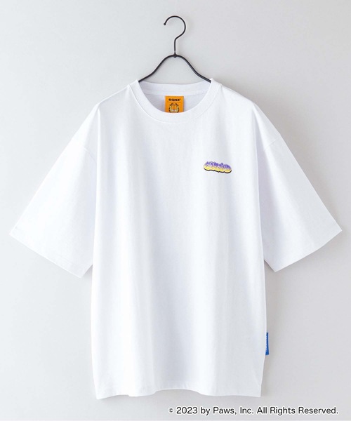 JEANS MATE(ジーンズメイト)の「【Garfield/ガーフィールド】コラボTシャツ Y2K バックプリント ストリート(Tシャツ/カットソー・メンズ・ホワイト/ホワイト系その他/カーキ/グレー・MEDIUM/LARGE/X-LARGE)」の5枚目の写真