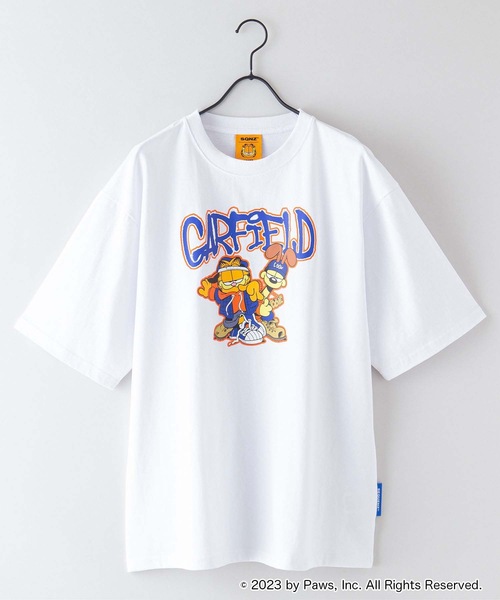 JEANS MATE(ジーンズメイト)の「【Garfield/ガーフィールド】コラボTシャツ Y2K バックプリント ストリート(Tシャツ/カットソー・メンズ・ホワイト/ホワイト系その他/カーキ/グレー・MEDIUM/LARGE/X-LARGE)」の7枚目の写真