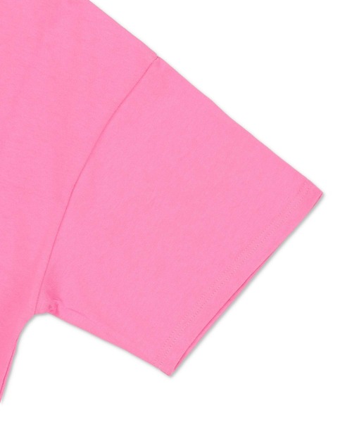 SPINNS（スピンズ）の「【ビッグシルエット】SHUT UPワンポイントロゴ Tシャツ（Tシャツ/カットソー・メンズ・ピンク系その他/カーキ/ホワイト/スミクロ/アッシュグレー・ONESIZE）」の9枚目の写真