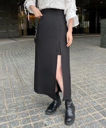 one after another NICE CLAUP | バックレースアップスリットスカート(スカート)