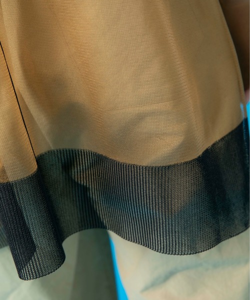 Eimee Law（エイミーロウ）の「アシメシアーニットカーディガン（カーディガン/ボレロ・レディース・キャメル/ピンク/アイボリー/ブラック・38）」の19枚目の写真