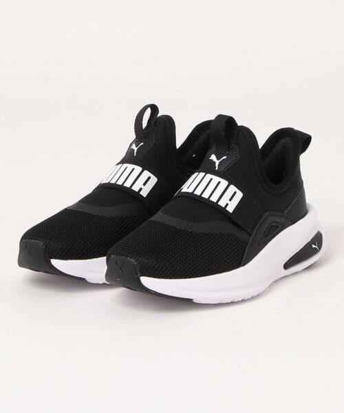 PUMA（プーマ）の「PUMA プーマ キッズ ソフトライド エンゾ EVO スリッポン スニーカー 17-21cm（スニーカー・キッズ・ブラック×ホワイト/レッド・17.0cm/19.0cm/20.0cm/21.0cm/18.0cm）」の15枚目の写真