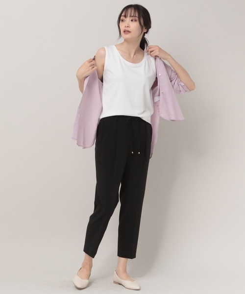 Elura（エルーラ）の「リネンブレンド冷感シャツ（シャツ/ブラウス・レディース・グリーン系その他/ライトピンク/ベージュ/ライトブルー・SMALL/LARGE/MEDIUM/X-LARGE）」の16枚目の写真