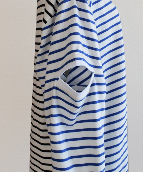 Marient（マリエント）の「配色ボーダースリットTEE（Tシャツ/カットソー・レディース・ブラック/ブルー・FREE）」の18枚目の写真