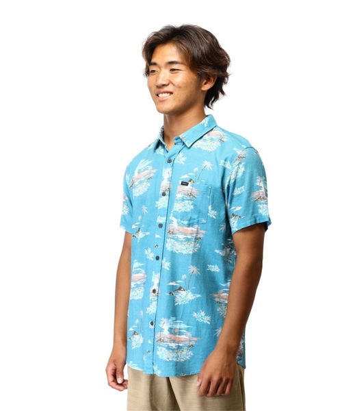 rip curl(リップカール)の「【RIPCURL(リップカール)】半袖プリントシャツ PARTY PACK S/S SHIRT(シャツ/ブラウス・メンズ・ネイビー/ナチュラル/コーラル/ブルー系その他・SMALL/X-LARGE/LARGE/MEDIUM)」の7枚目の写真