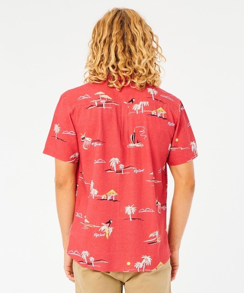 rip curl(リップカール)の「【RIPCURL(リップカール)】半袖プリントシャツ PARTY PACK S/S SHIRT(シャツ/ブラウス・メンズ・ネイビー/ナチュラル/コーラル/ブルー系その他・SMALL/X-LARGE/LARGE/MEDIUM)」の11枚目の写真