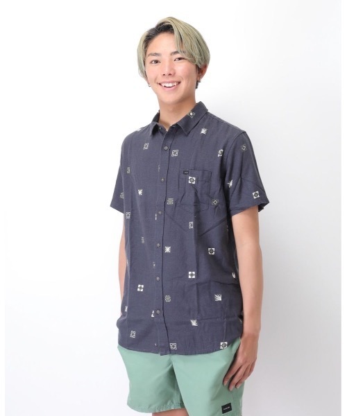 rip curl(リップカール)の「【RIPCURL(リップカール)】半袖プリントシャツ PARTY PACK S/S SHIRT(シャツ/ブラウス・メンズ・ネイビー/ナチュラル/コーラル/ブルー系その他・SMALL/X-LARGE/LARGE/MEDIUM)」の14枚目の写真
