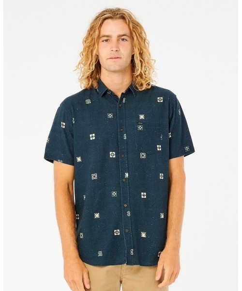rip curl(リップカール)の「【RIPCURL(リップカール)】半袖プリントシャツ PARTY PACK S/S SHIRT(シャツ/ブラウス・メンズ・ネイビー/ナチュラル/コーラル/ブルー系その他・SMALL/X-LARGE/LARGE/MEDIUM)」の18枚目の写真