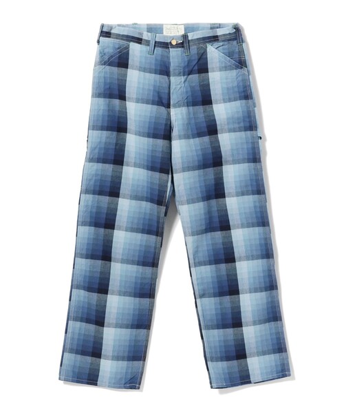 SUGAR CANE（シュガーケーン）の「SUGAR CANE / 10oz. INDIGO GRADATION CHECK WORK PANTS（その他パンツ・メンズ・ネイビー・36inch/32inch/34inch）」の2枚目の写真