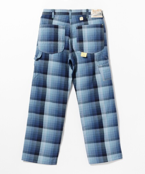 SUGAR CANE（シュガーケーン）の「SUGAR CANE / 10oz. INDIGO GRADATION CHECK WORK PANTS（その他パンツ・メンズ・ネイビー・36inch/32inch/34inch）」の6枚目の写真