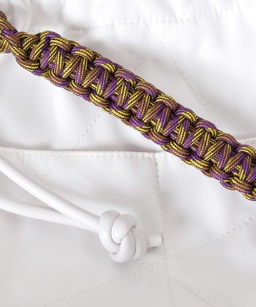 JEANASIS（ジーナシス）の「アミハンドルキンチャクBAG/908615（ショルダーバッグ・レディース・ホワイト系その他/ブラック系その他・FREE）」の9枚目の写真