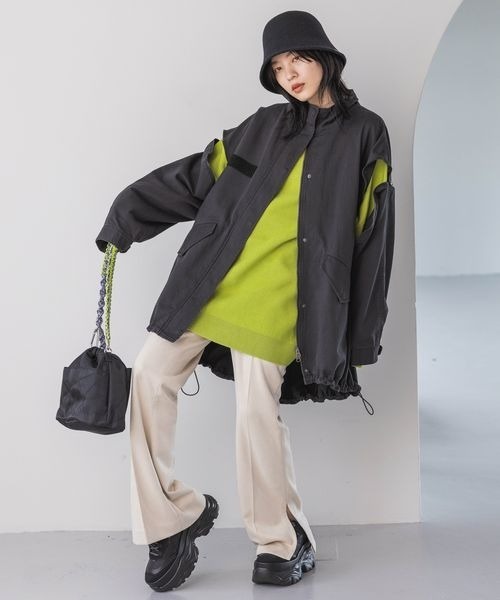 JEANASIS（ジーナシス）の「アミハンドルキンチャクBAG/908615（ショルダーバッグ・レディース・ホワイト系その他/ブラック系その他・FREE）」の15枚目の写真