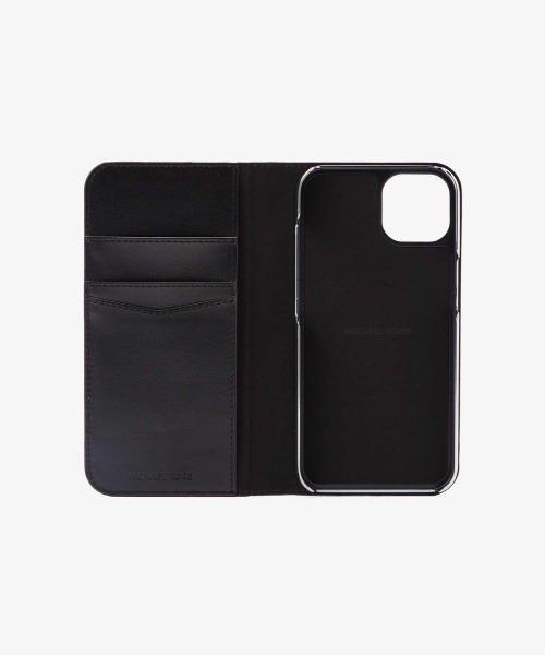 MICHAEL KORS - マイケルコース スマホケース iPhone13 メタリック シグネチャー 手帳型 MICHAEL KORS マイケルコース スマホケース iPhone13 メタリック