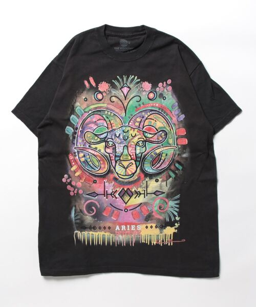 THE MOUNTAIN（ザマウンテン）の「【THE MOUNTAIN】（UN）THE ZODIAC SIGN PRINT TEE（Tシャツ/カットソー・メンズ・A/H/J/C/D/E/F/B/G/I/K/L・LARGE/MEDIUM）」の3枚目の写真