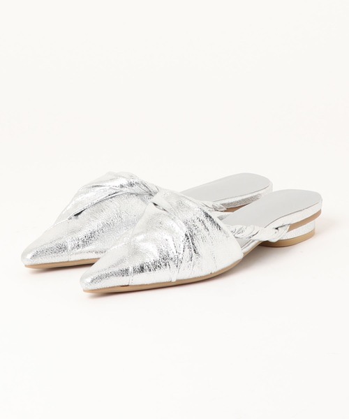 wee9s（ウィークス）の「metallic cone mule  / メタリックコーンミュール,サンダル（サンダル・レディース・ゴールド/ブラック/シルバー・S/M/L）」の4枚目の写真