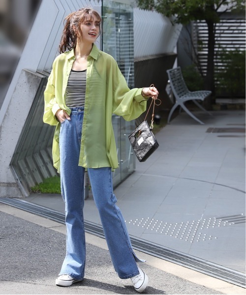 ad thie(アドティエ)の「デニムパンツ サイドスリット ハイウエスト SML(デニムパンツ・レディース・ブルー/ライトブルー/ブラック系・MEDIUM/LARGE/SMALL)」の21枚目の写真