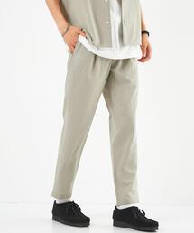 green label relaxing | ドライエステル 1プリーツ 9分丈 ユーティリティ パンツ -防シワ・吸水速乾-(その他パンツ)