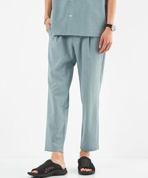 green label relaxing | ドライエステル 1プリーツ 9分丈 ユーティリティ パンツ -防シワ・吸水速乾-(その他パンツ)