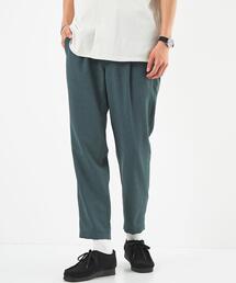 green label relaxing | ドライエステル 1プリーツ 9分丈 ユーティリティ パンツ -防シワ・吸水速乾-(その他パンツ)