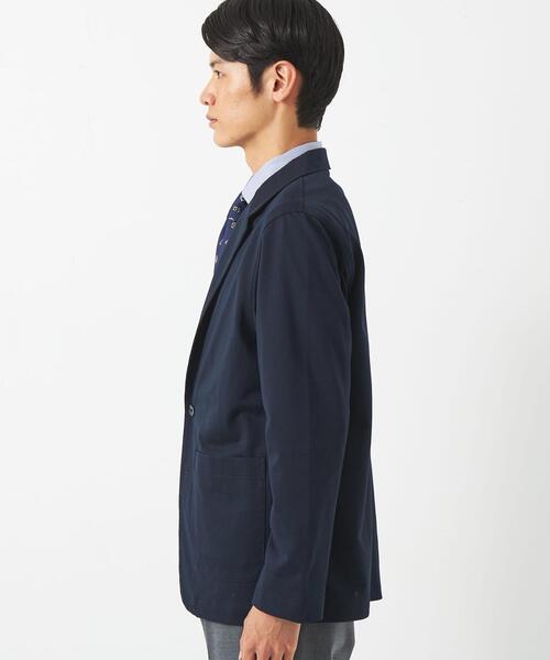 green label relaxing(グリーンレーベルリラクシング)の「DUADRY CLEAN バーズアイ ジャケット -ウォッシャブル・吸水速乾・抗菌-(テーラードジャケット・メンズ・ダークグレー/ネイビー・S/M/L/XL)」の12枚目の写真