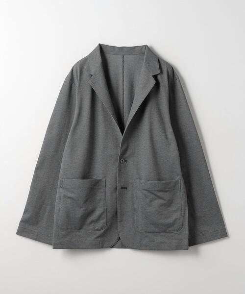 green label relaxing(グリーンレーベルリラクシング)の「DUADRY CLEAN バーズアイ ジャケット -ウォッシャブル・吸水速乾・抗菌-(テーラードジャケット・メンズ・ダークグレー/ネイビー・S/M/L/XL)」の14枚目の写真