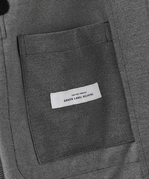 green label relaxing(グリーンレーベルリラクシング)の「DUADRY CLEAN バーズアイ ジャケット -ウォッシャブル・吸水速乾・抗菌-(テーラードジャケット・メンズ・ダークグレー/ネイビー・S/M/L/XL)」の19枚目の写真