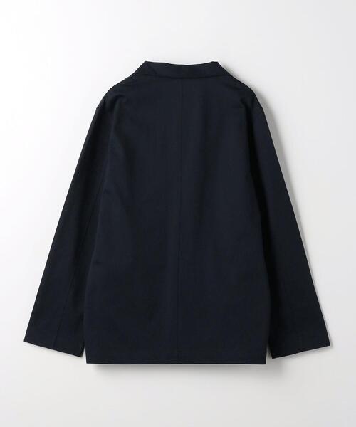 green label relaxing(グリーンレーベルリラクシング)の「DUADRY CLEAN バーズアイ ジャケット -ウォッシャブル・吸水速乾・抗菌-(テーラードジャケット・メンズ・ダークグレー/ネイビー・S/M/L/XL)」の5枚目の写真