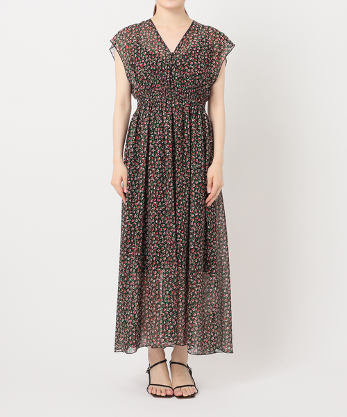未使用　Spick and Span Deveaux キカプリントワンピース Spick and Span Deveaux キカプリントワンピース 美品
