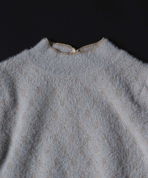 adree（アドリー）の「arm warmers puff sleeve glitter knit / アームウォーマーパフスリーブグリッターニット（ニット/セーター・レディース・グレー/ブラウン・FREE）」の21枚目の写真