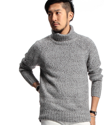 B:MING by BEAMS | 【OCEANS12月号掲載】ビーミング by ビームス /  MIXバルキータートルネックニット(ニット/セーター)