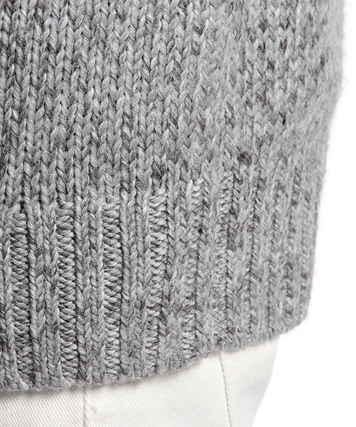 B:MING by BEAMS（ビーミングバイビームス）の「【OCEANS12月号掲載】ビーミング by ビームス /  MIXバルキータートルネックニット（ニット/セーター・メンズ・ネイビー/グレー・LARGE/X-LARGE/MEDIUM/SMALL）」の5枚目の写真