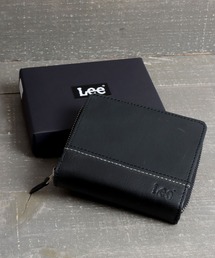 Lee（リー）の「Lee/リー ラウンドファスナー 二つ折りウォレット レザー 本革 箱付き（財布）」