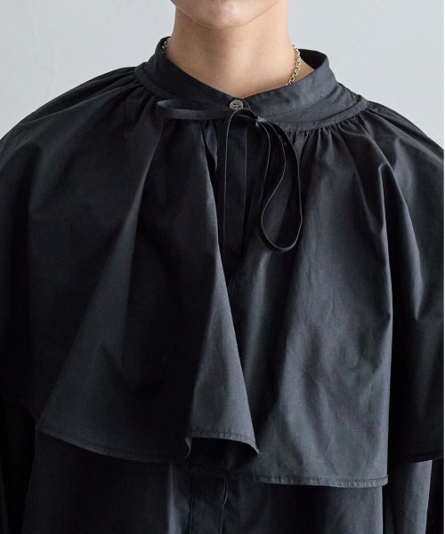 PAGEBOY（ページボーイ）の「ケープセットブラウス（シャツ/ブラウス・レディース・ホワイト/ブラック・FREE）」の19枚目の写真