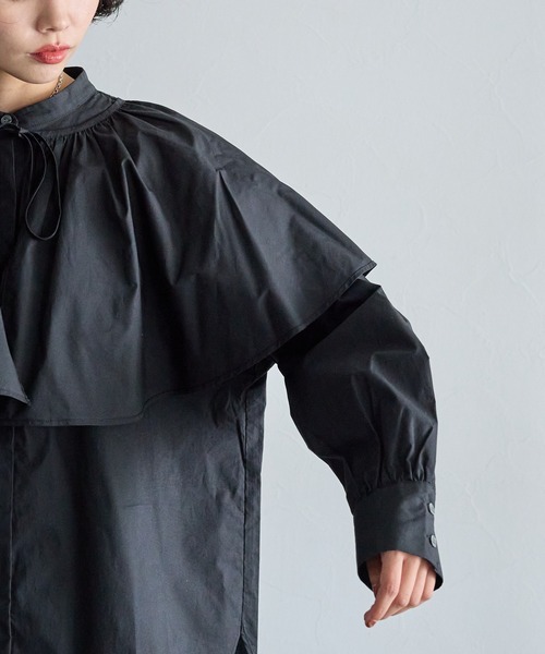 PAGEBOY（ページボーイ）の「ケープセットブラウス（シャツ/ブラウス・レディース・ホワイト/ブラック・FREE）」の20枚目の写真