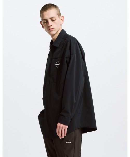 F.C.Real Bristol（エフシーレアルブリストル）の「TOUR TEAM TECH SHIRT（シャツ/ブラウス・メンズ・ベージュ/ブラック/ブラウン・LARGE/SMALL/X-LARGE/MEDIUM）」の10枚目の写真