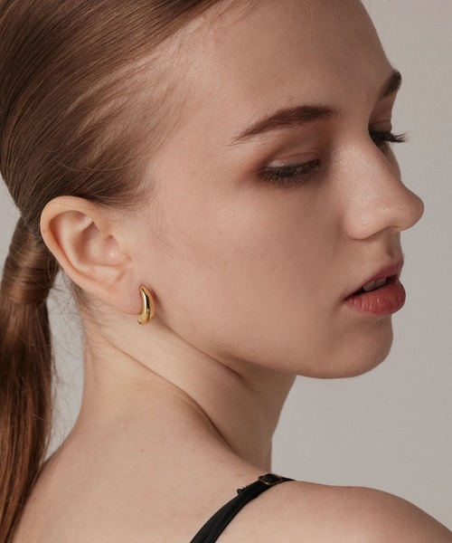 CENE(セネ)の「【CENE】セネ/ティアドロップイヤリング(イヤリング・レディース・シルバー/ゴールド・FREE)」の4枚目の写真