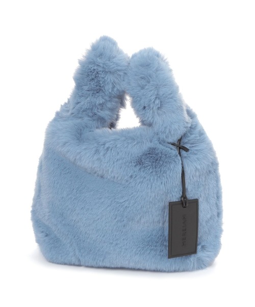HEREIAM(ヘレイアム)の「【HEREIAM】トリッキーFUR BAG(ハンドバッグ・レディース・パープル/ブラウン系その他/ライトグレー/オレンジ/ピンク/ネイビー/スカイブルー/バイオレット/イエロー/ターコイズブルー/ブラウン系・FREE)」の22枚目の写真