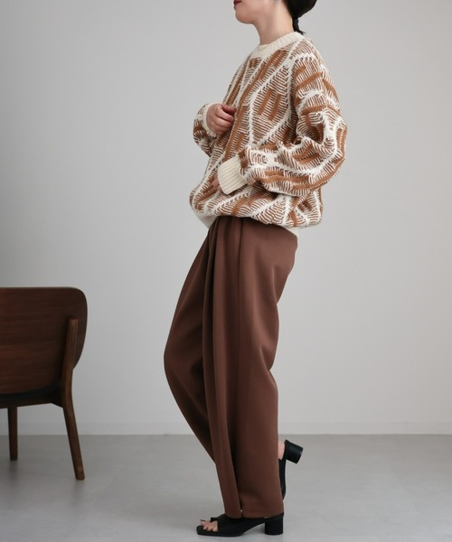 セール】ジャガードデザインニット（ニット/セーター）｜ap