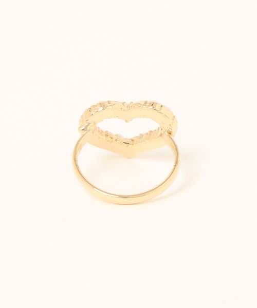 flower（フラワー）の「パールハートリング（リング・レディース・ゴールド・FREE）」の4枚目の写真