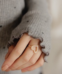 flower | パールハートリング(リング)