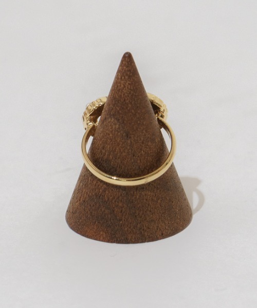 flower（フラワー）の「パールハートリング（リング・レディース・ゴールド・FREE）」の3枚目の写真