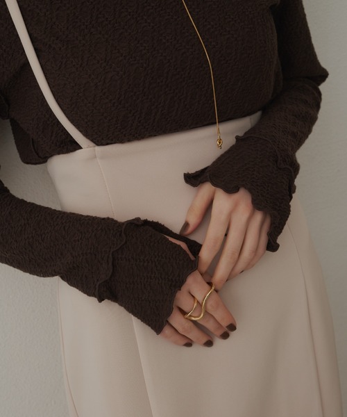 hinari（ヒナリ）の「長袖カットソー（Tシャツ/カットソー・レディース・オフホワイト・FREE）」の9枚目の写真