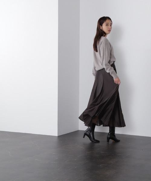 NATURAL BEAUTY BASIC（ナチュラルビューティーベーシック）の「◇ＦＯＸ混ジェントリーニットシリーズ（ニット/セーター・レディース・イエロー/ベージュ/オフホワイト/ラベンダー・FREE）」の21枚目の写真