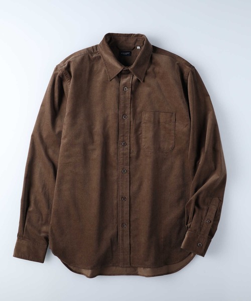 BACK NUMBER(バックナンバー)の「【BACK NUMBER】【エクストラサーモ】コーデュロイシャツ(シャツ/ブラウス・メンズ・ネイビー/ワイン/ダークベージュ・M/L/XL)」の13枚目の写真