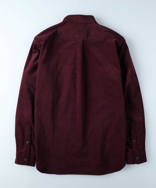BACK NUMBER(バックナンバー)の「【BACK NUMBER】【エクストラサーモ】コーデュロイシャツ(シャツ/ブラウス・メンズ・ネイビー/ワイン/ダークベージュ・M/L/XL)」の16枚目の写真